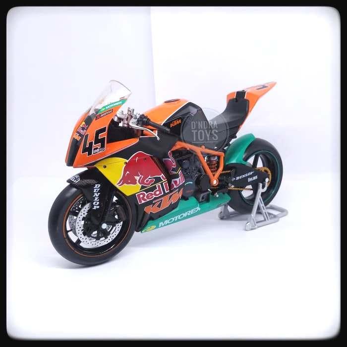 Diecast Miniatur Motor Superbike Ktm RC8R 1190 - 45 Martin Bauer