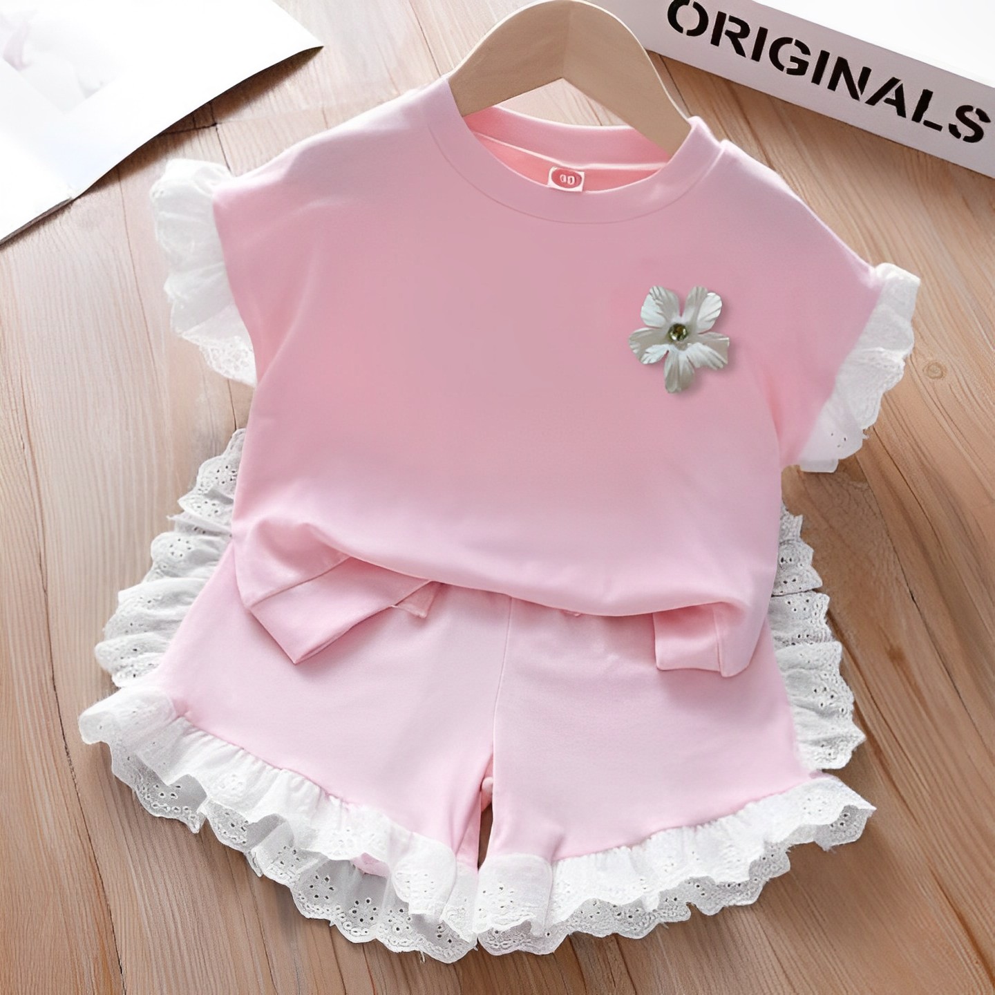 SETELAN RENDA ANAK PEREMPUAN BAJU ANAK USIA SAMPAI 5TAHUN ONESET ANAK