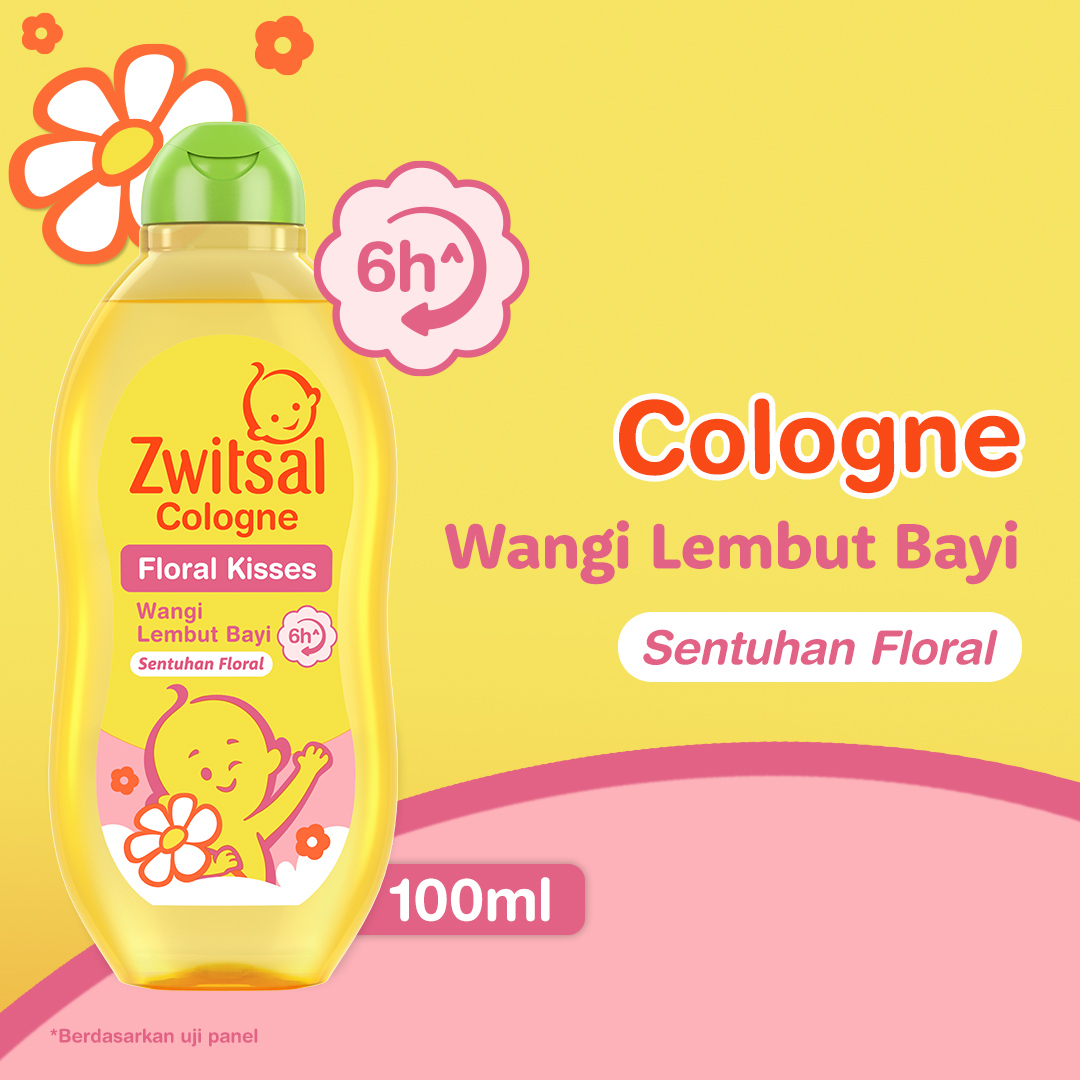 Cologne Floral Kisses 100ml Zwitsal Canola Oil Baby Cologne