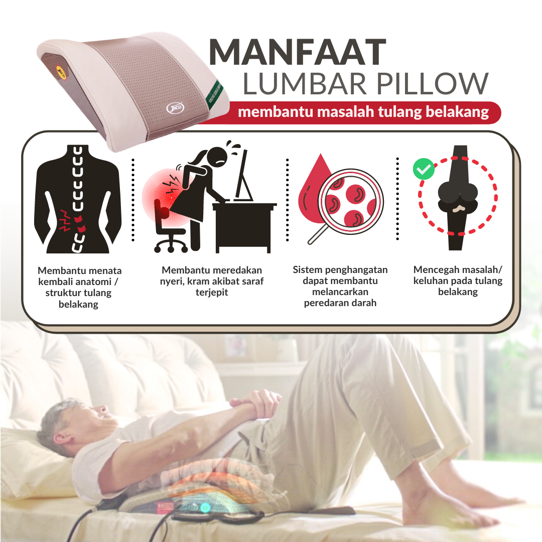 Cara kerja shop lumbar pillow