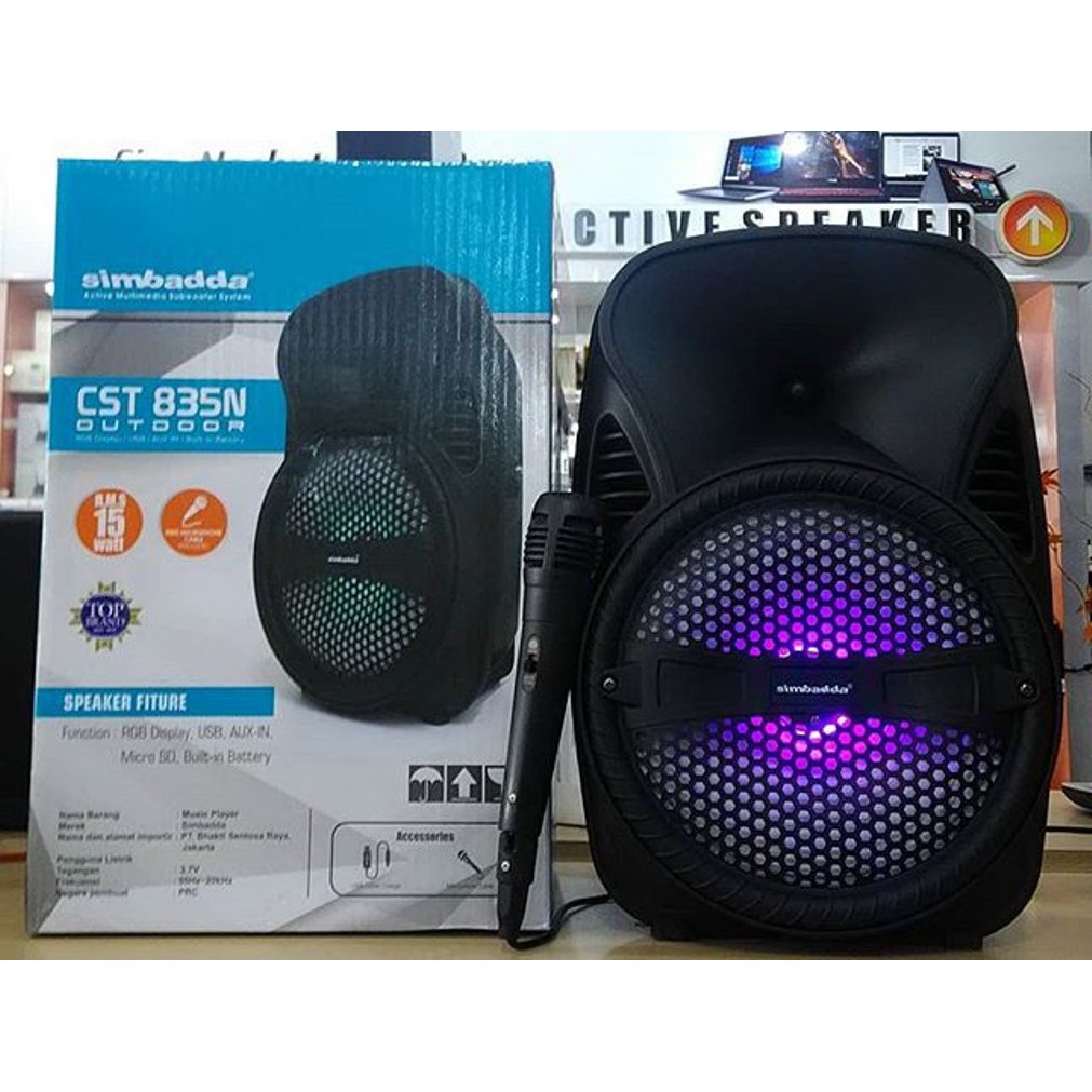 speaker bluetooth simbadda cst 835n