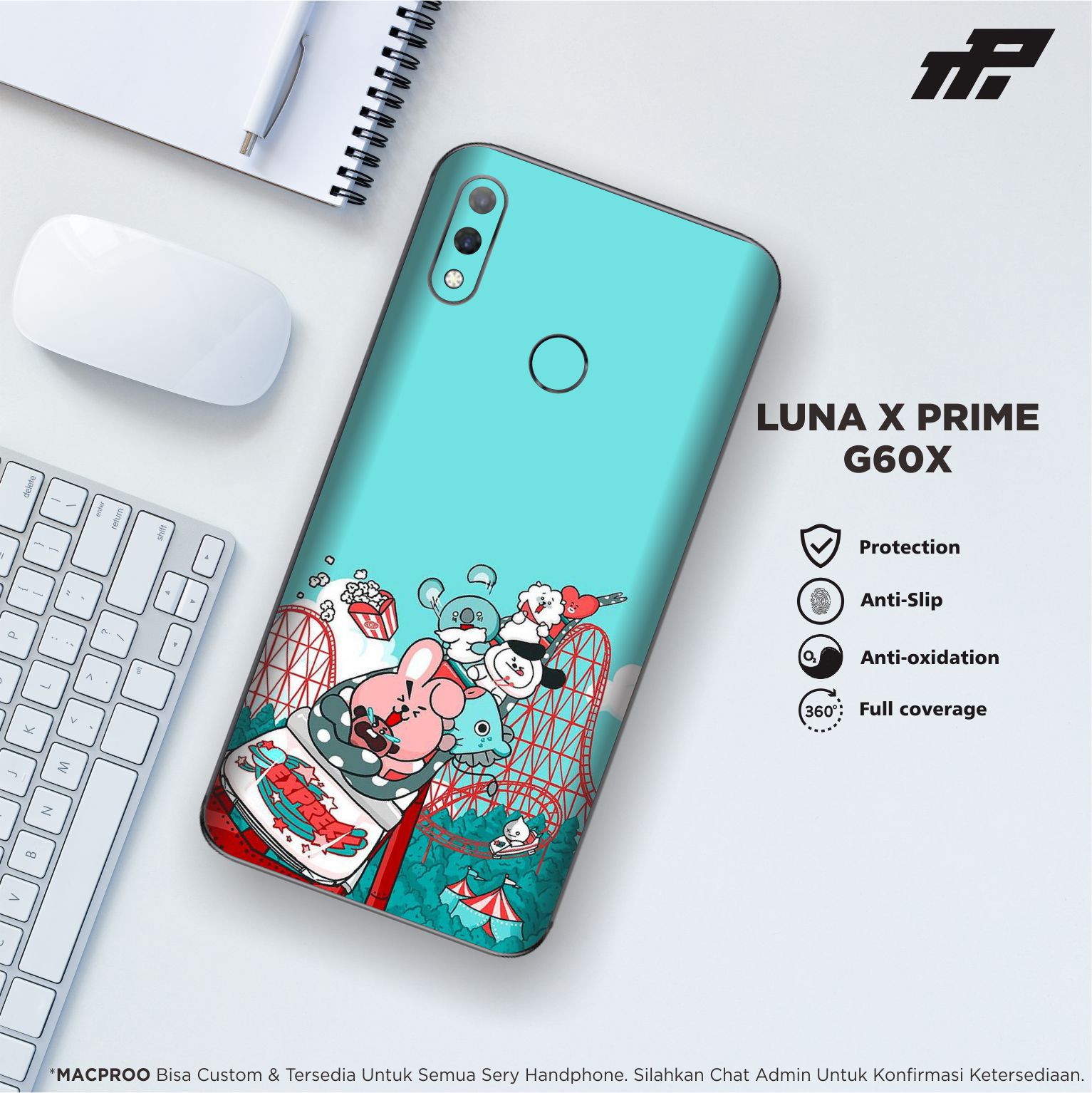 Luna X Prime G60x Garskin Beli 1 Dapat 2 Pcs Monster Lazada Indonesia