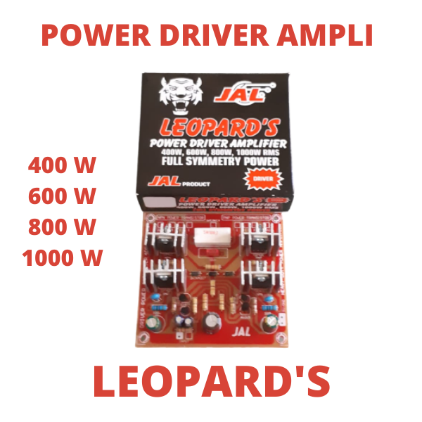KIT DRIVER POWER AMPLI 2 TINGKAT LEOPARD 600W AUDIO 600WATT 600 WATT