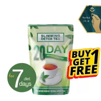 Slimming Detox Tea For 7 Days Free 1 Days Teh Greentea Alami Untuk Detox Dan Diet Lazada Indonesia