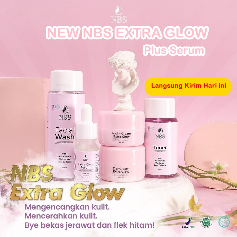 New Nbs Extra Glow Kemasan Baru Paket Extra Glow Nbs Serum Paket