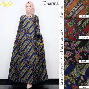 Paling Keren Model Baju Batik Dress Muslim Modern