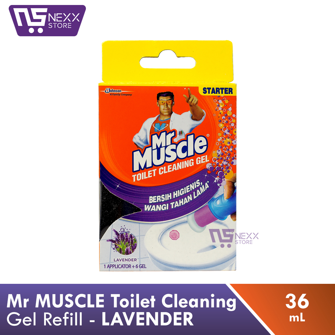 MR MUSCLE Toilet Cleaning Gel REGULAR 36ml FRESH LAVENDER Lazada