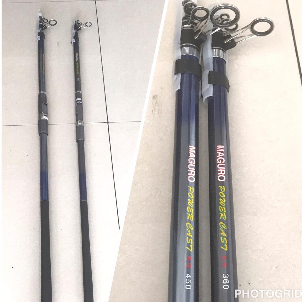 Joran Pasiran Joran Surf Maguro Powercast 3,6 m dan 4,5 m