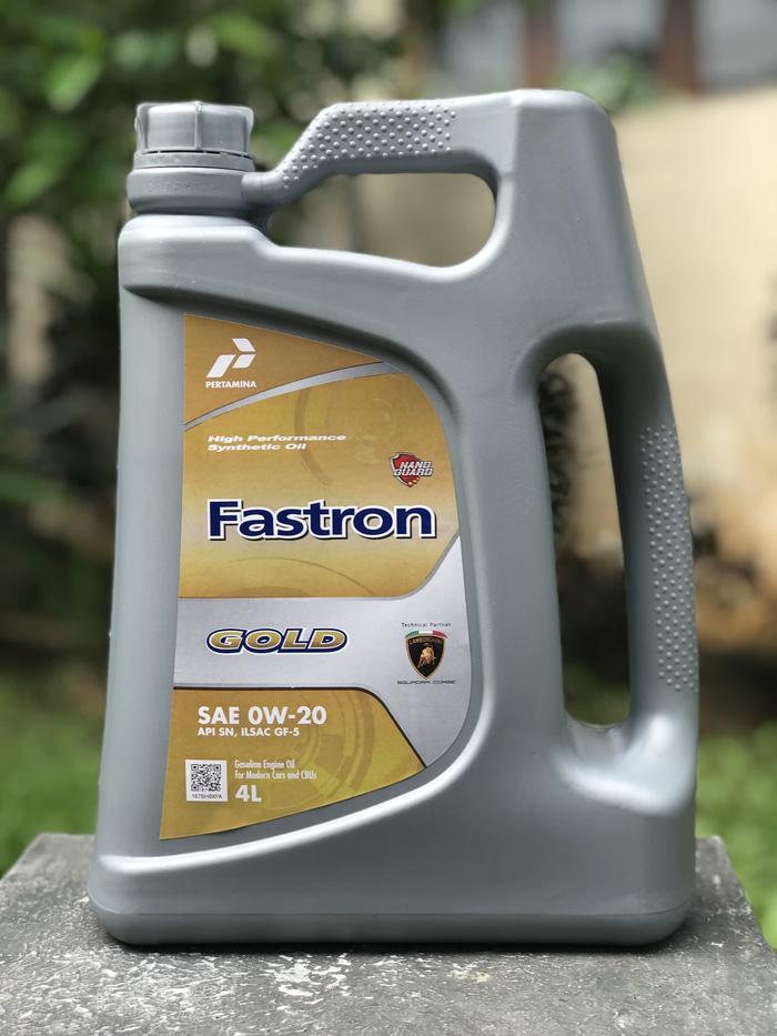 ORI OLI PERTAMINA FASTRON GOLD SAE 0W-20 API SN GALON 4 LITER / AKSESORIS MOTOR / MOBIL / VARIASI / BERKUALITAS / OTO-A3054
