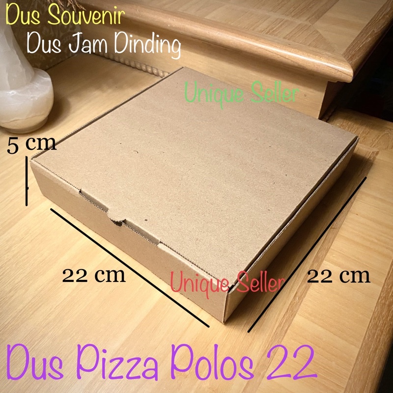 [Isi10] Dus Box Pizza 22x22x4.5 EFLUTE POLOS / Dus Box Kotak Hampers 22 ...