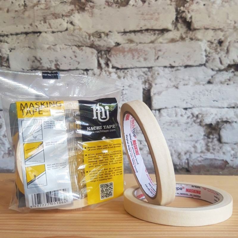 Masking Tape NACHI / Isolasi Kertas 12mm 1/2 inch Lazada Indonesia