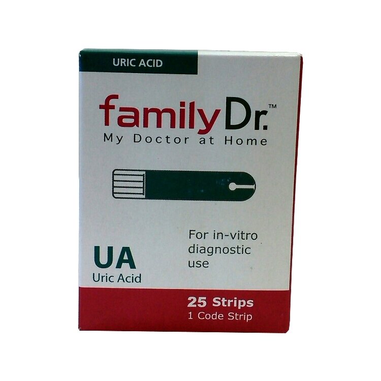 Family Dr - Strip Tes Asam Urat isi 25