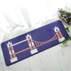 Fashion Kartun Dicetak Anti-slip Panjang Karpet Karpet Lembut Flanel Samping Tempat Tidur Lantai Tikar Sofa Dekorasi Rumah 40X120 Cm
