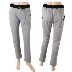 Fashion Mens Celana Harem Kasual Slim Fit Sport Pant Hip Hop Celana Pria/Baggy Pants/Sportswear (Light Grey) (Intl)