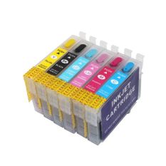 Fast Print Cartridge MCISS Refillable Epson R1390 Plus Tinta 1 Set