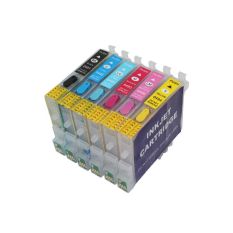 Fast Print Cartridge MCISS Refillable Epson R230 Plus Tinta 1 Set