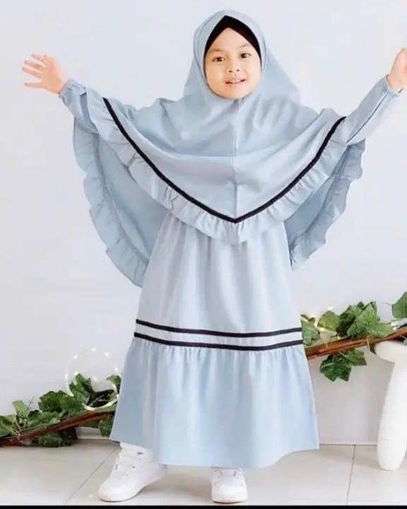 Riana Set Baju Anak Baju Gamis Anak Prempuan Gamis Anak Murah Baju Muslim Anak Baju Gamis Anak Syari Anak Gamis Anak Perempuan Baju Setelan Anak Gamis Anak Terbaru Lazada Indonesia
