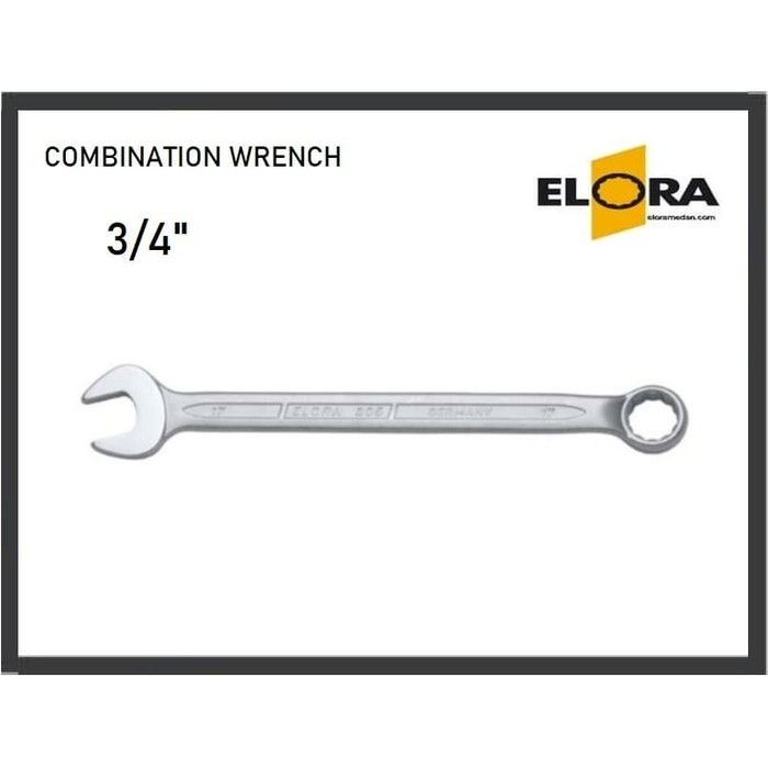 Elora Kunci Ring Pas 3 4 Combination Wrench 3 4 Elora Tools Lazada Indonesia