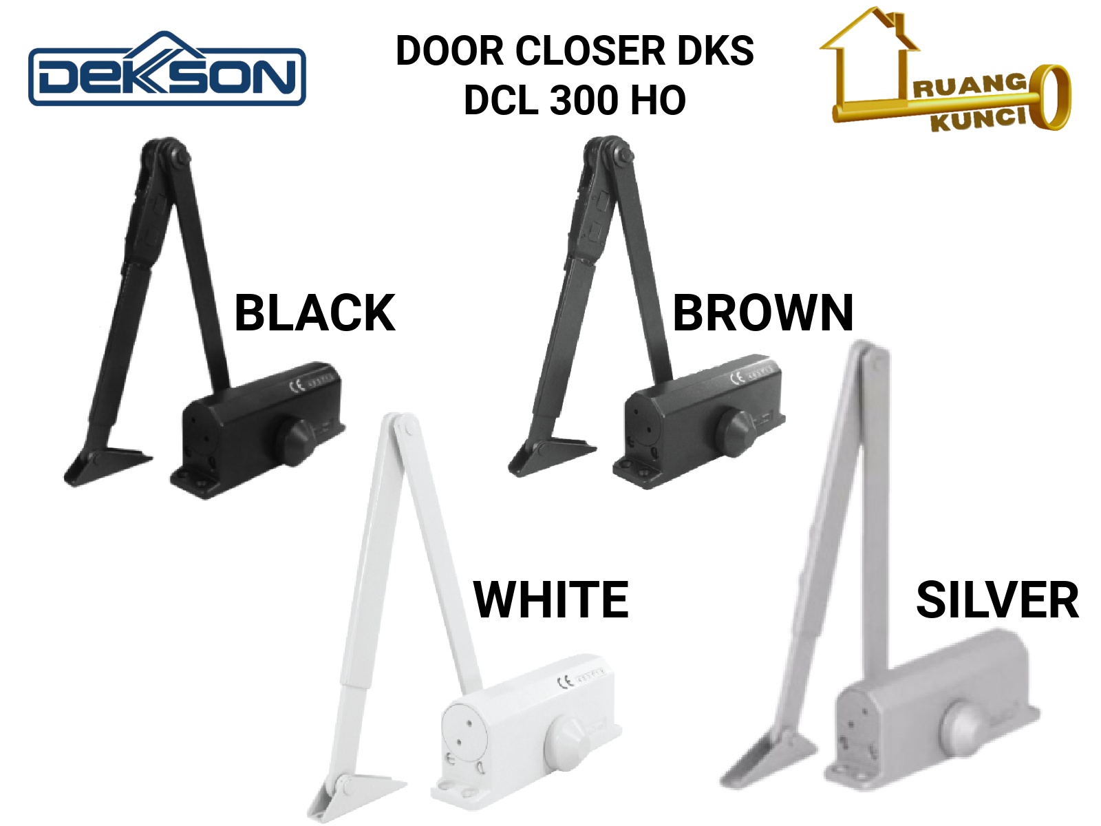 Door Closer Dekson dcl 300 HO Penutup Pintu Otomatis Dekkson Hold Open Lazada Indonesia