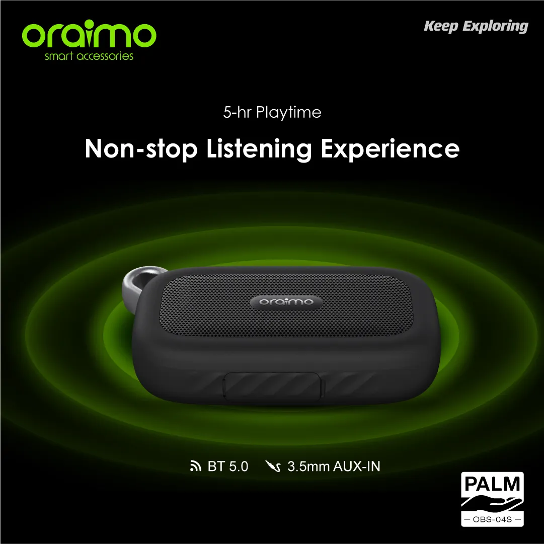 Oraimo Palm OBS 04S Wireless Speaker - Stunner Gadgets