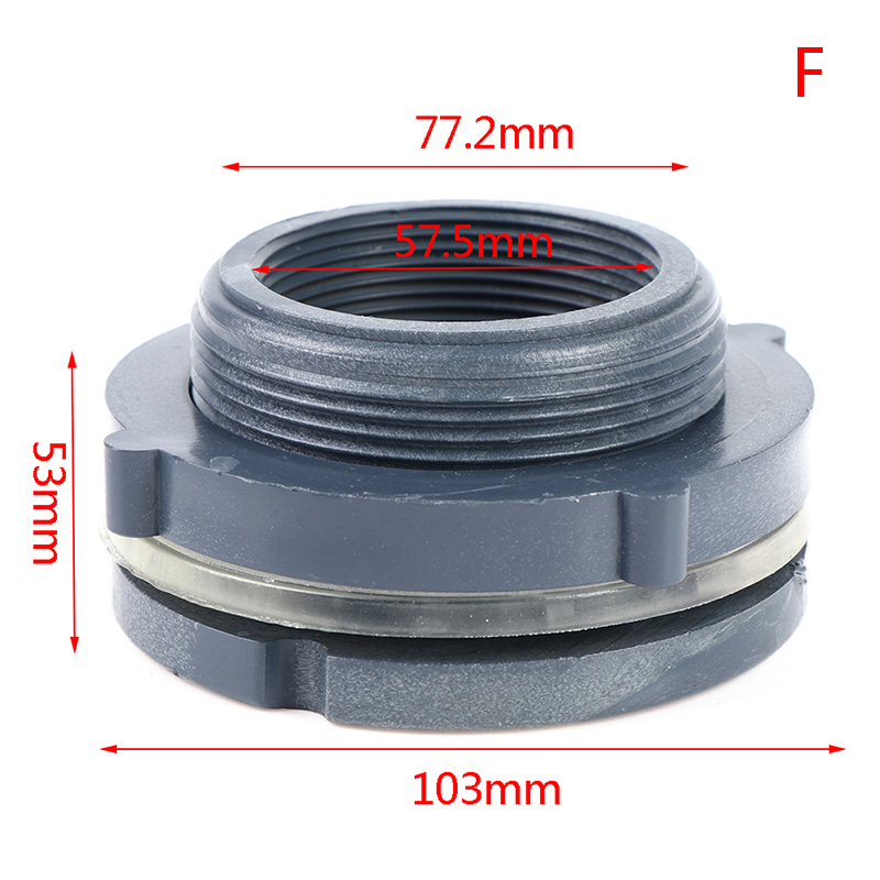 Magical house 1pc PVC Water Tank Connector Fish Tank Thread Connectors ...