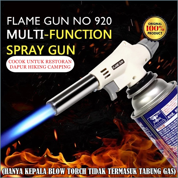 PROMO flame gun pemantik alat las bakar alat bakar api bbq fire blow
