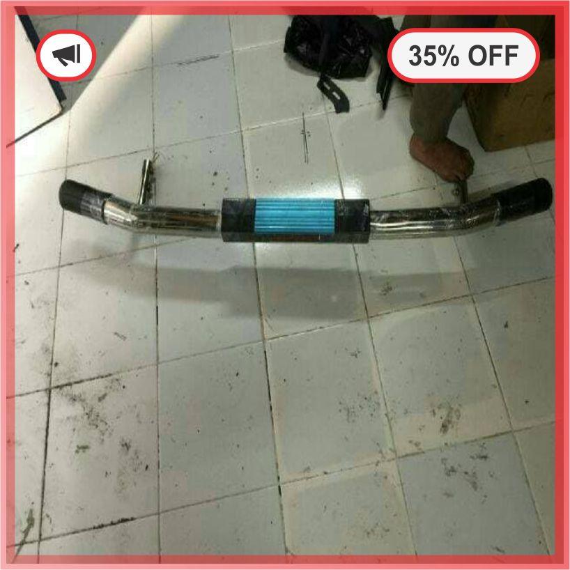 HARGA TERBAIK - TOP 100 PRODUK - Bumper / Pengaman belakang CALYA / SIGRA STAINLESS BESI + REFLEKTOR - TERBAIK - LAZ PROMO BIRTHDAY