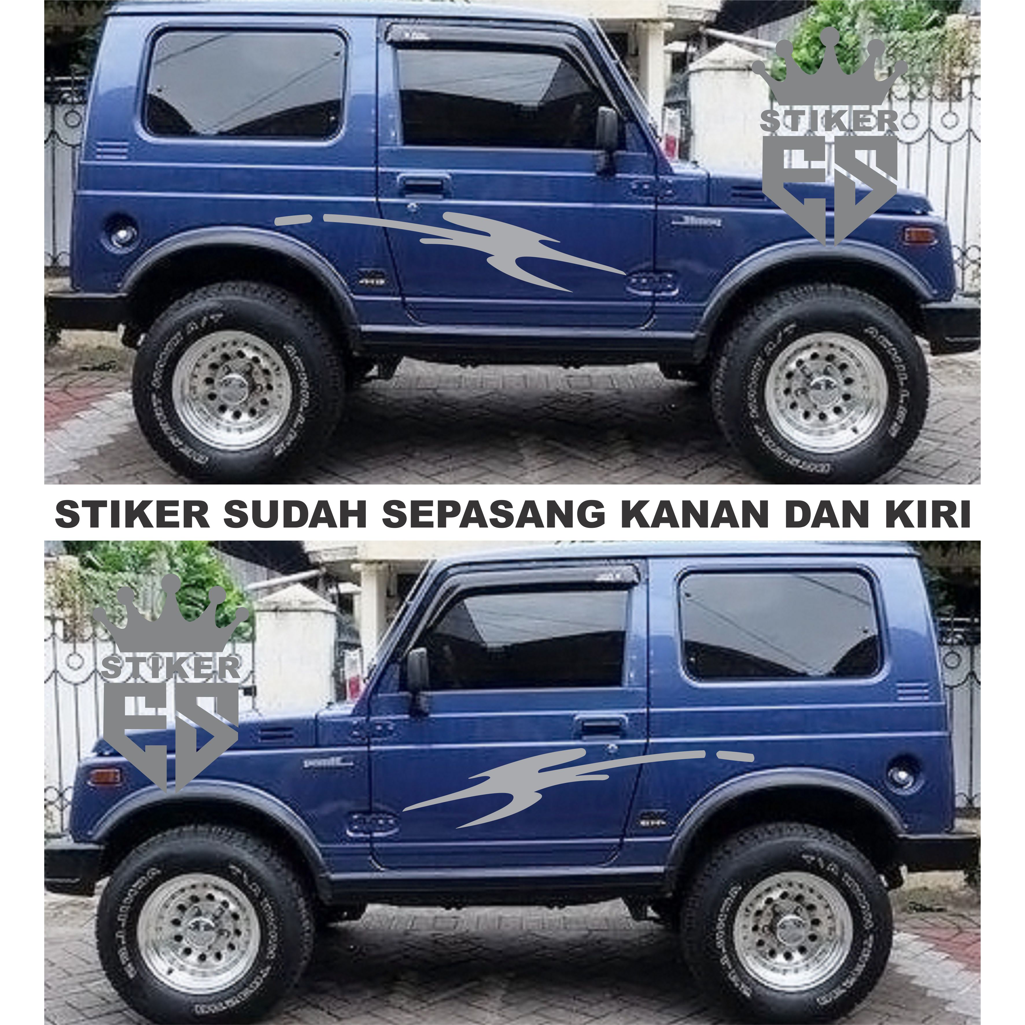 ESTI STIKER CUTTING STIKER BERKUALITAS UNTUK MOBIL SUZUKI JIMNY KATANA
