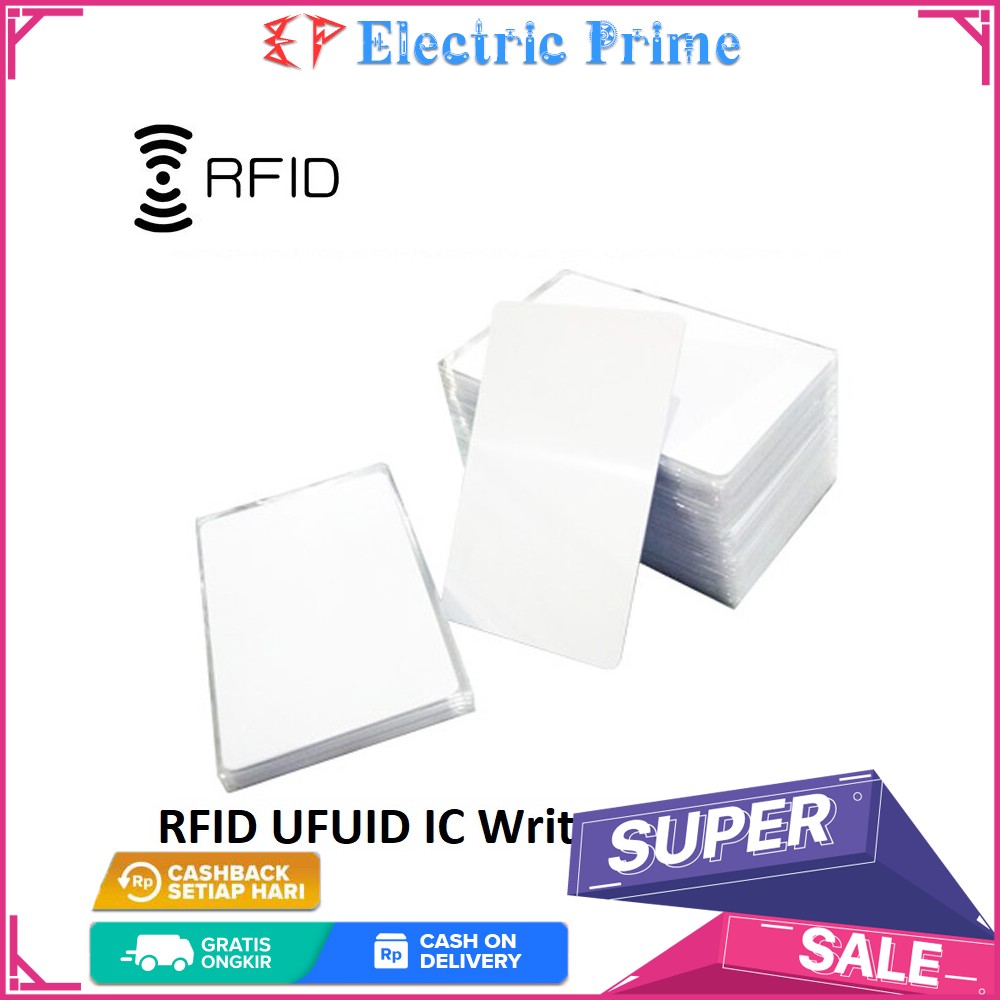 Kartu RFID 13.56 Mhz IC Smart Card Duplikat Mifare 1K Copy Rewritable