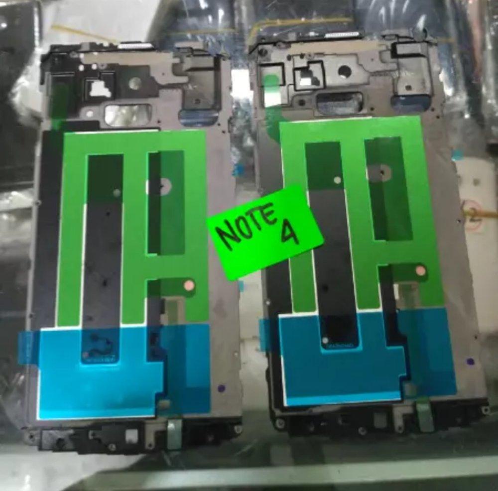 TULANG TENGAH BAK LCD SAMSUNG NOTE 4 ORIGINAL