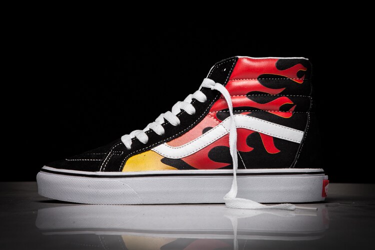 vans flame sk8
