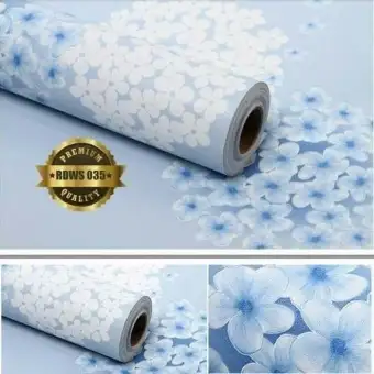 Termurah Dan Bisa Cod Wallpaper Bunga Dandelion Biru Wallpaper
