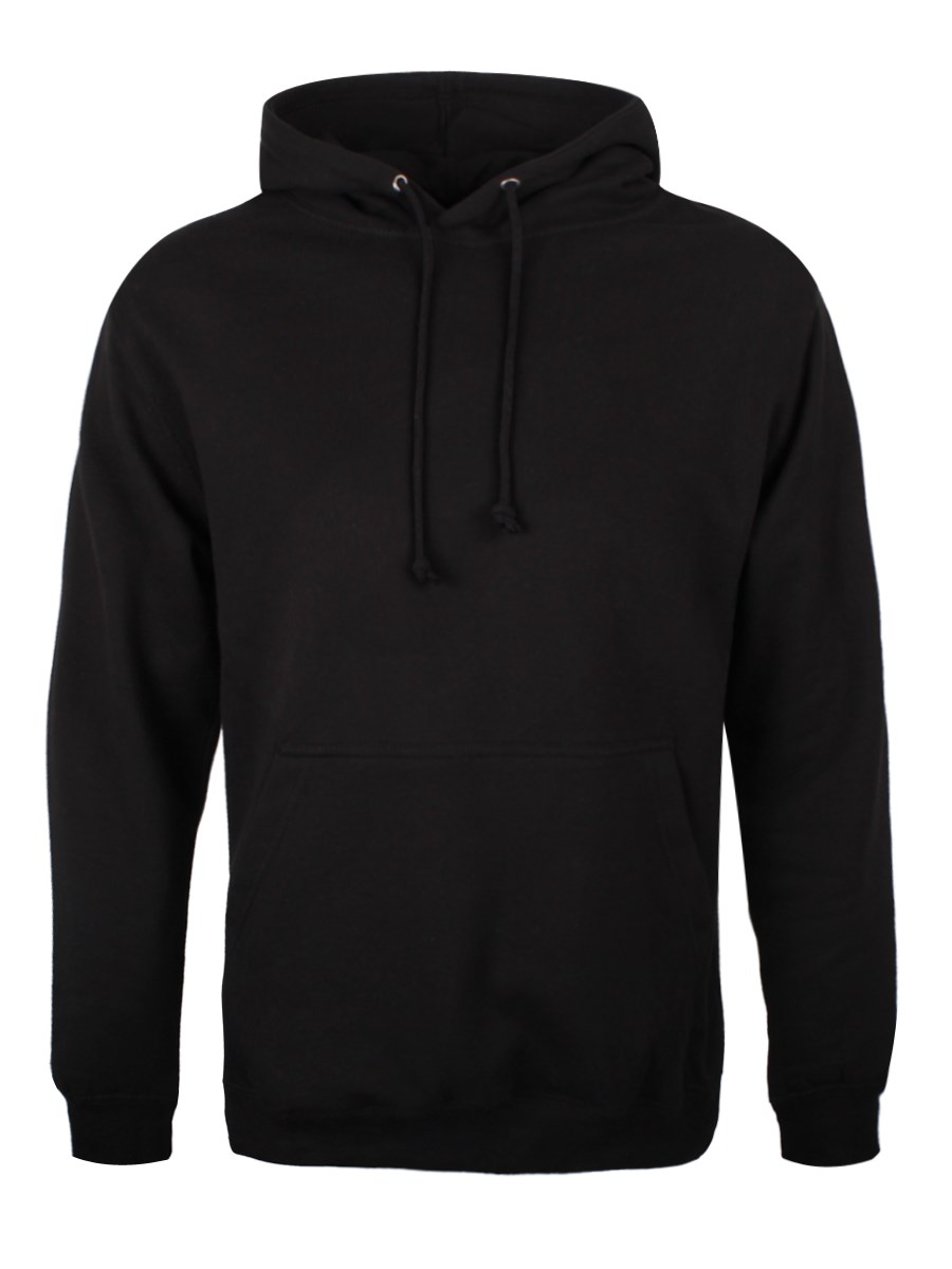 plain black hoodie no pocket