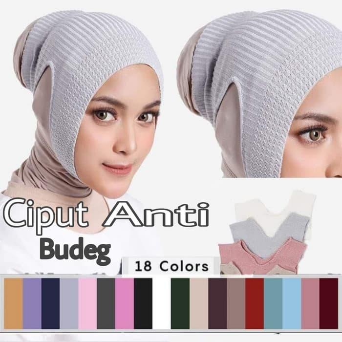 Ciput Anti Budeg / Inner Rajut Anti Budeg / Ciput Rajut Anti Pusing Bahan Rajut Premium - Ciput Rajut Ninja Anti Budeg / Ciput Jilbab Dalaman Hijab / Ciput Kerudung / Ciput Anti Tuli / Ciput Rajut Polos / Bandana Rajut / Bukan Ciput Antem Ciput Topi