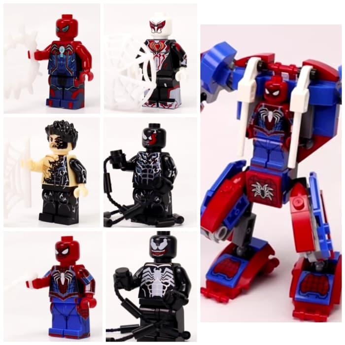 GANSTOY Ironman Spiderman End of Earth Lego Minifigure 0168 Spider-Man MP ANK LG 1772