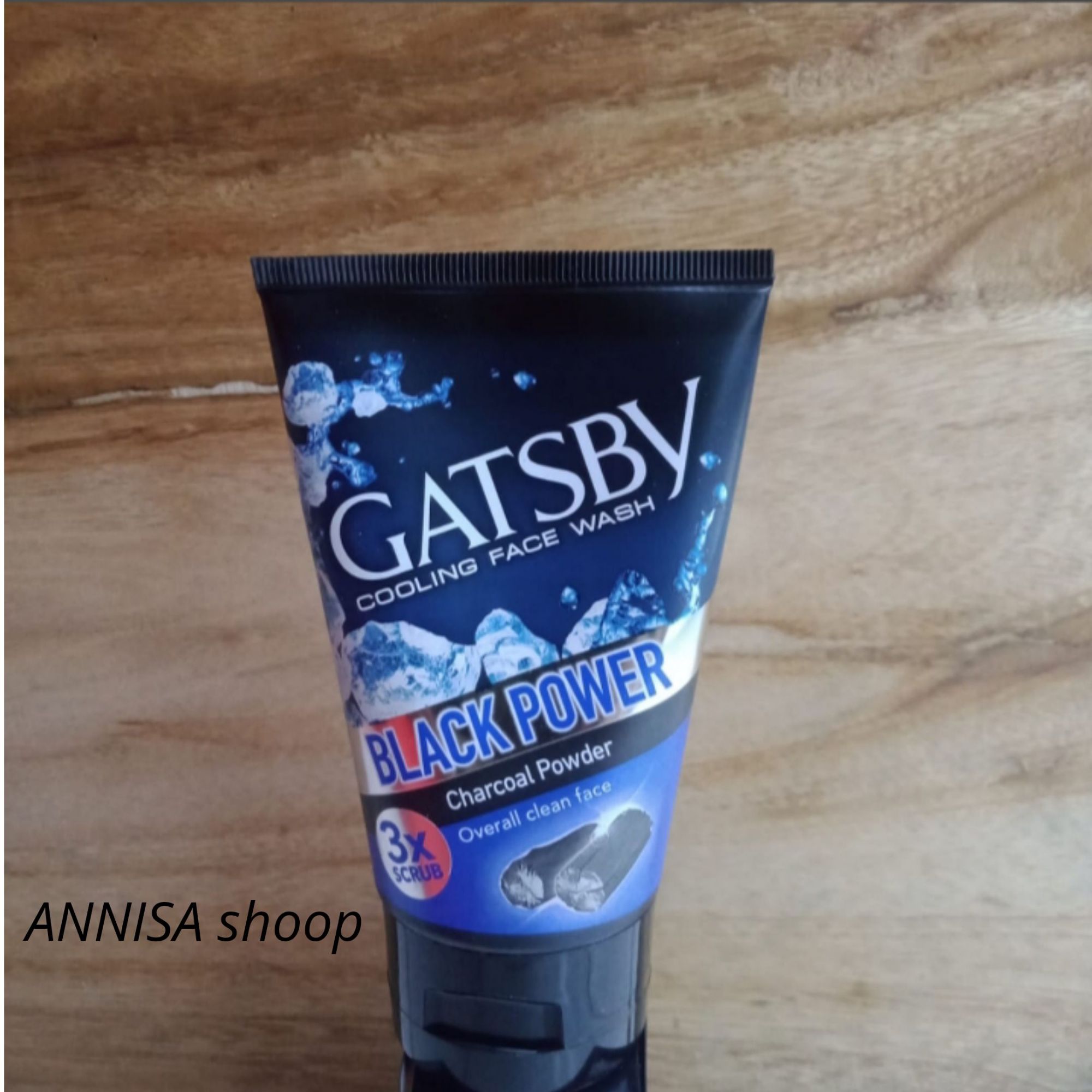 gatsby cooling face wash black power