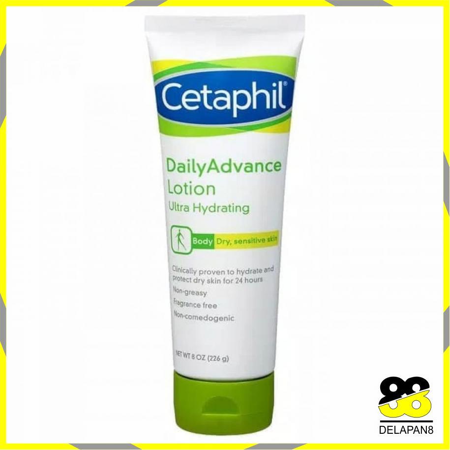 Cetaphil Daily Advance Lotion Ultra Hydrating (226g) Original 100% / Produk Terlaris Mandi Perawatan Tubuh Body Lotion / Perawatan Badan / Losion Krim Tubuh Body Lotion - 8D88029