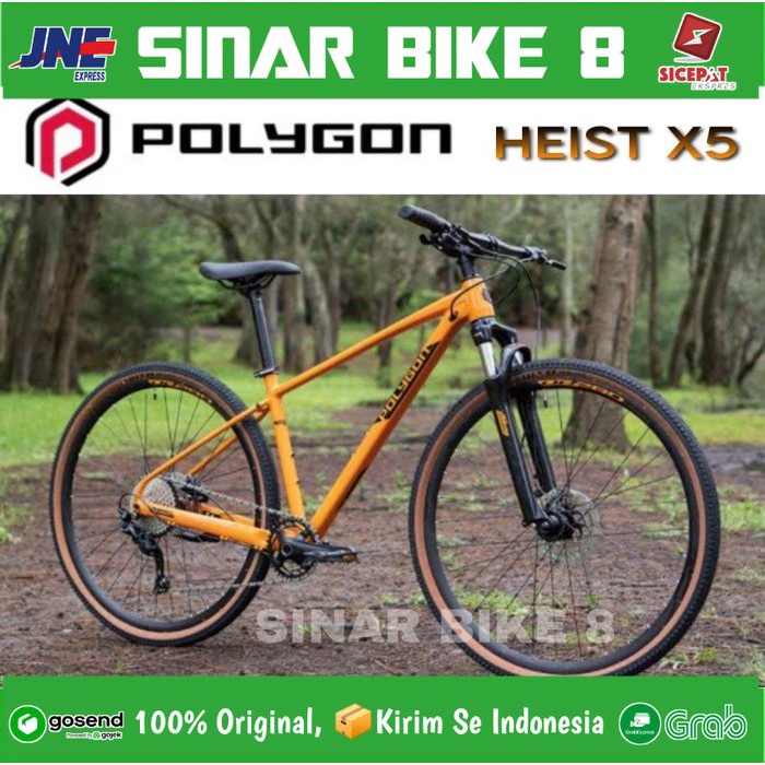 Sepeda MTB Hybrid POLYGON HEIST X5 700C Alloy 10 Speed Sepeda