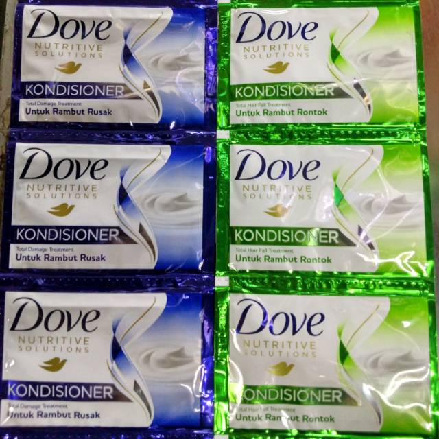 Shampoo & Kondisioner Dove Renceng isi 12 sachet 9 ml Lazada Indonesia