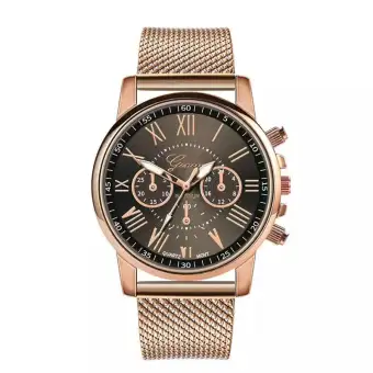 Geneva Leather Cecile Jam Tangan Wanita - Kulit - Blue - Geneva GNV LC 0990 Tali