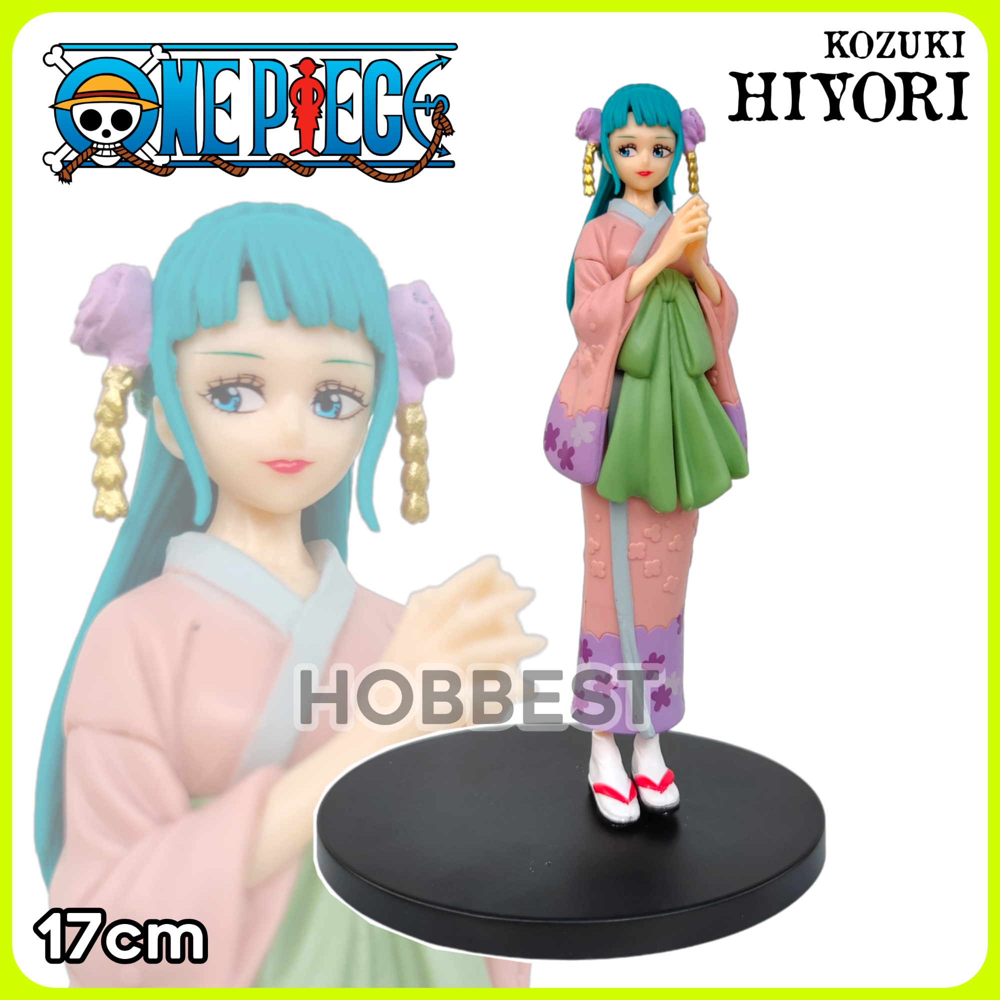Action Figure ONE PIECE KOZUKI HIYORI Miniatur Pajangan Mainan