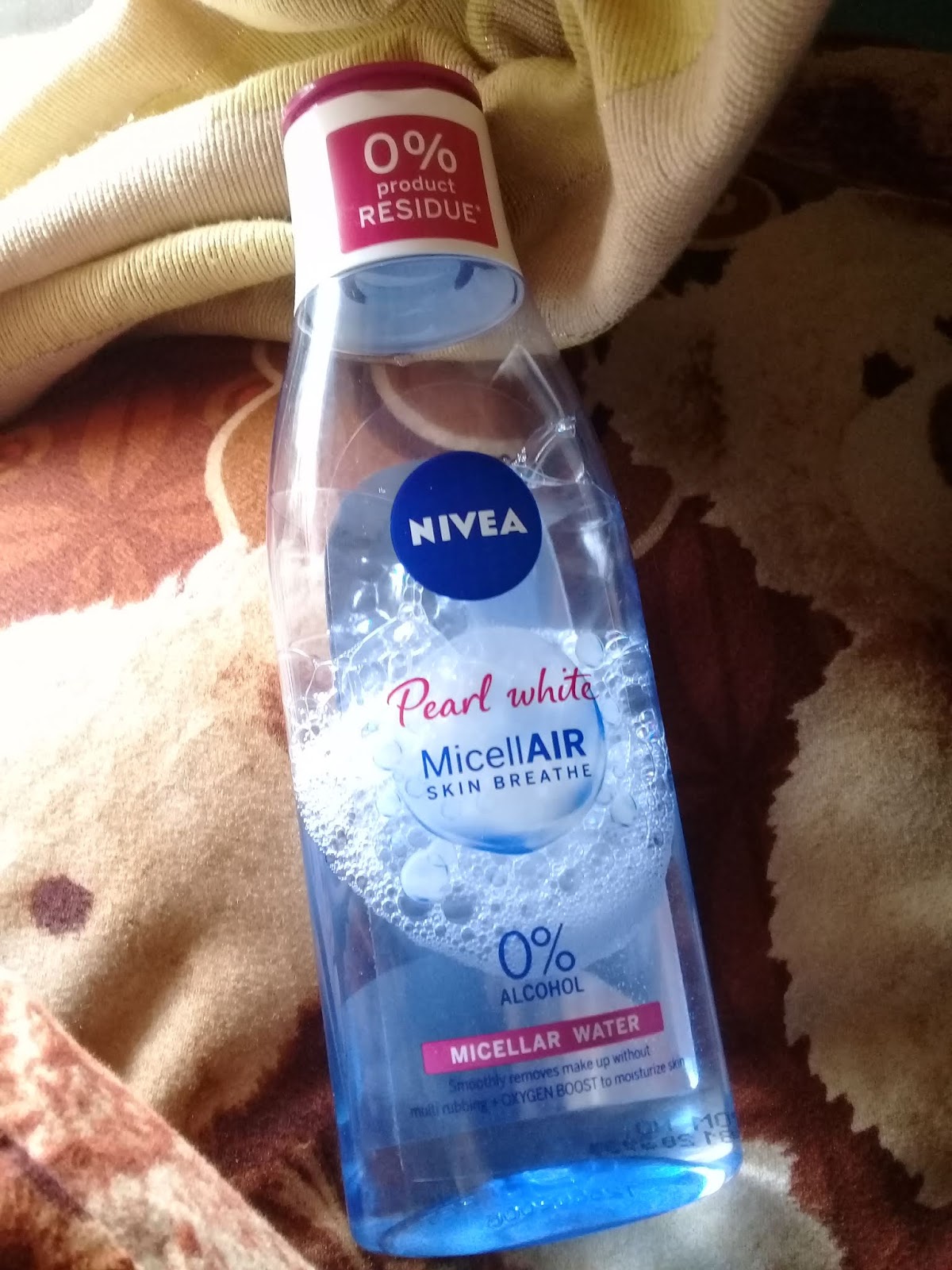 micellar water nivea pearl white