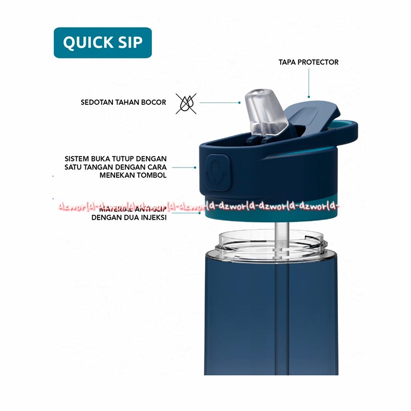 Botella Hidratación modelo Quick Sip 830 ml Quokka