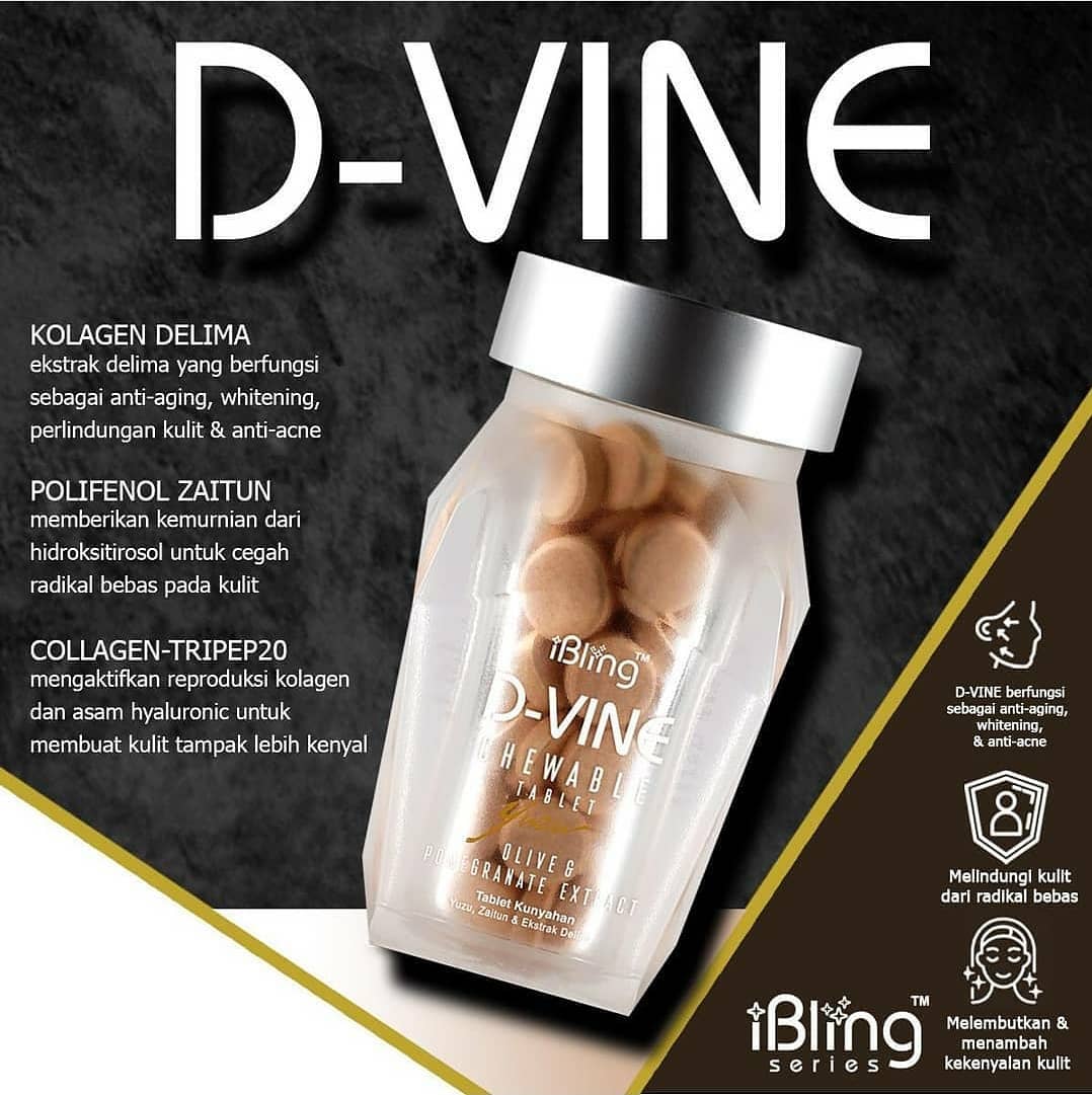 (GRATISONGKIR) DVINE COLLAGEN ORIGINAL Isi 30 Butir Super Premium