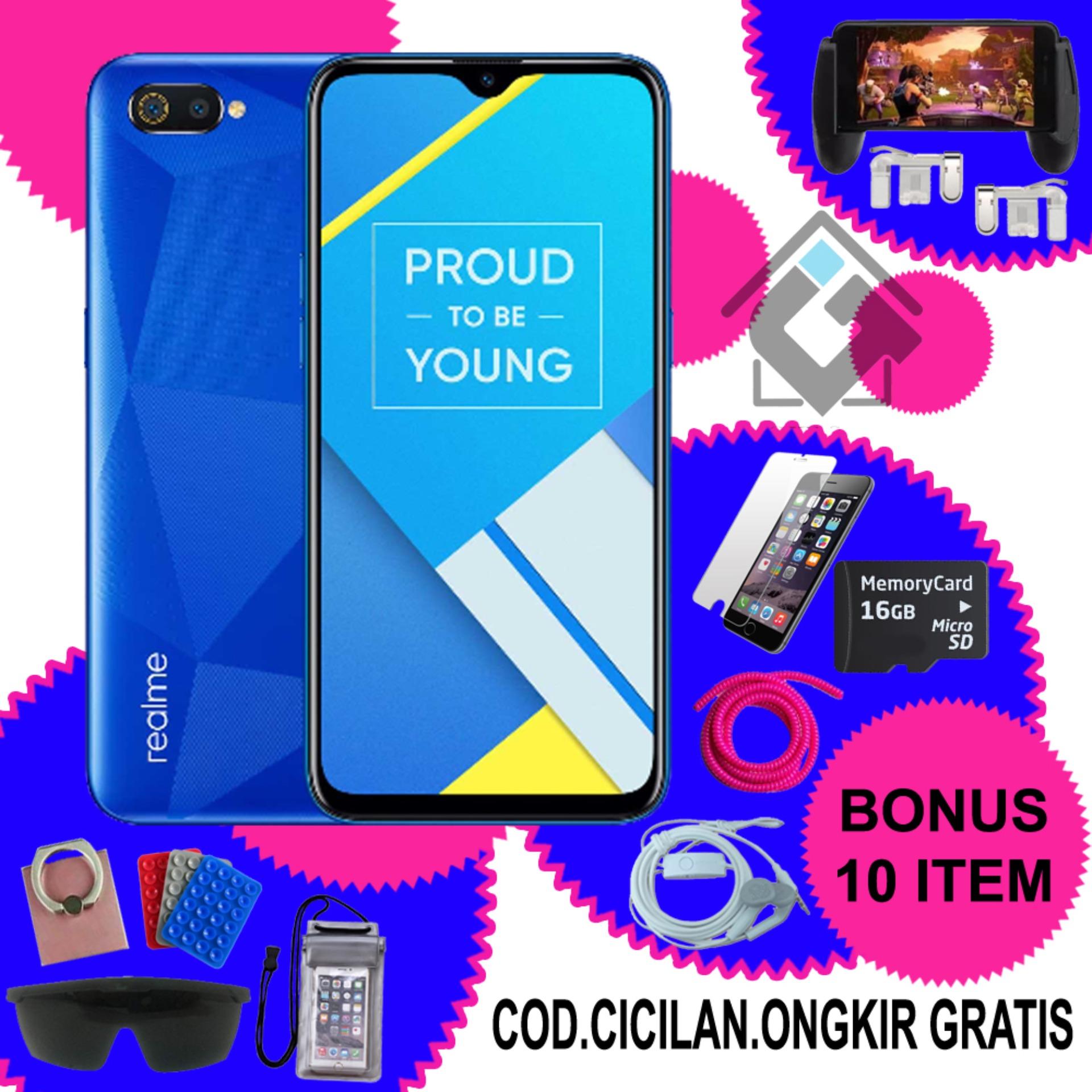 Realme C2 2GB / 32GB Smartphone Free Bonus Garansi Resmi HP Murah Bisa COD Vivo lewat