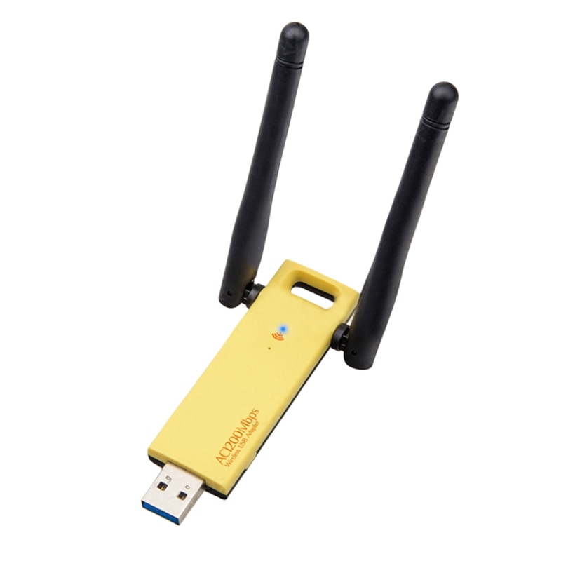 Bảng giá 3.0 Gigabit USB Wireless Network Card RTL8812 Dual Frequency 2.4G+5G Dual Antenna 1200M Gigabit 802.11Ac Phong Vũ