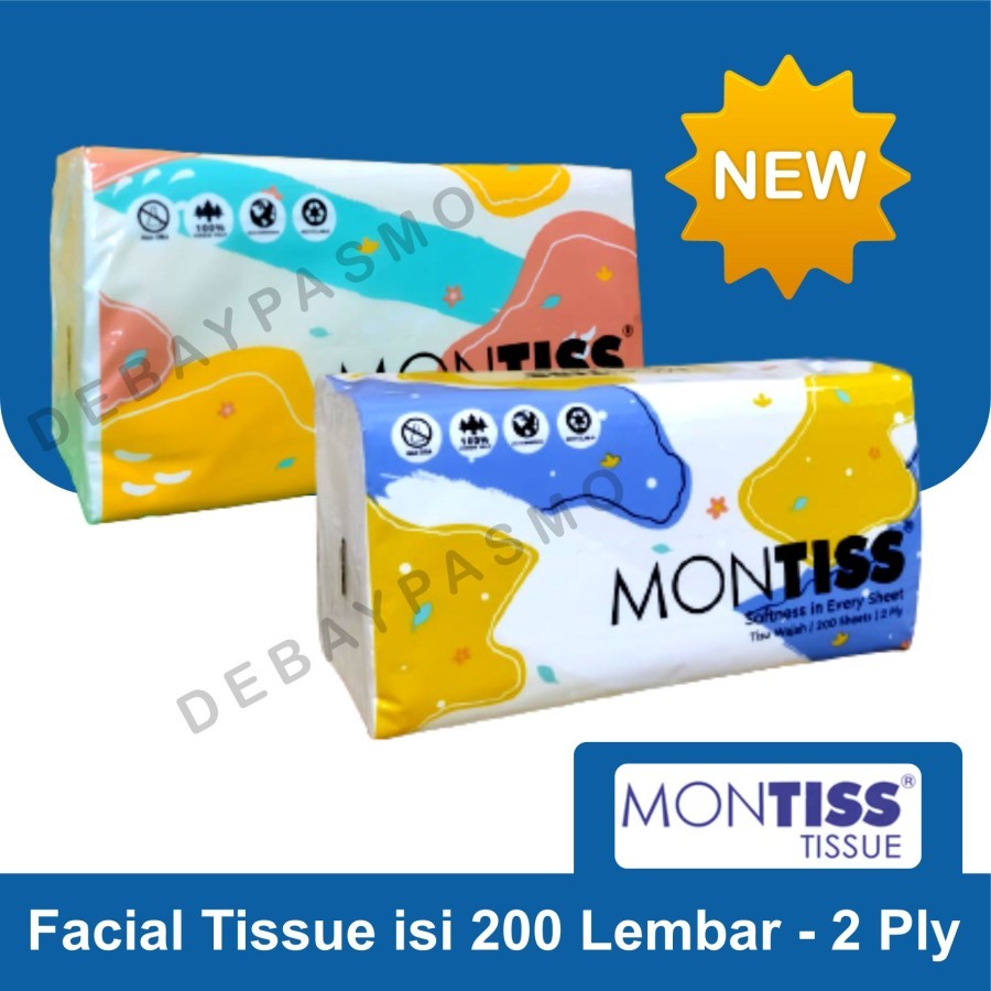 Montiss Facial Tissue 200s (satuan pcs) Lazada Indonesia