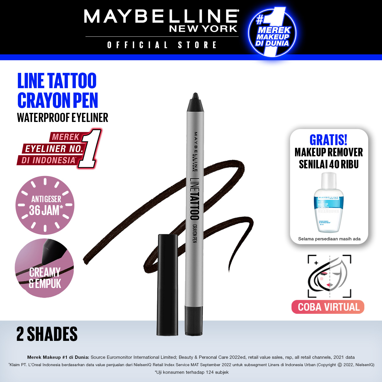 Tattoo Studio Brow Lift Stick #264 Clear | Wholesale Makeup