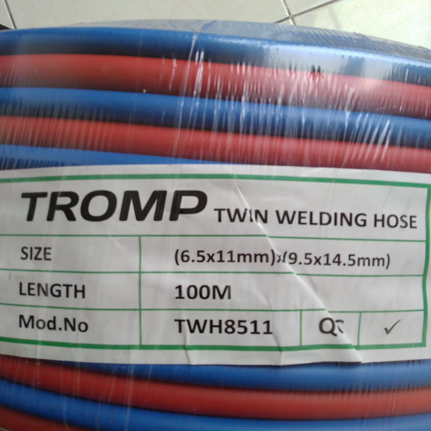 1 METER SELANG LAS DOUBLE SELANG BLENDER LAS DOBEL OXY LPG TWIN WELDING