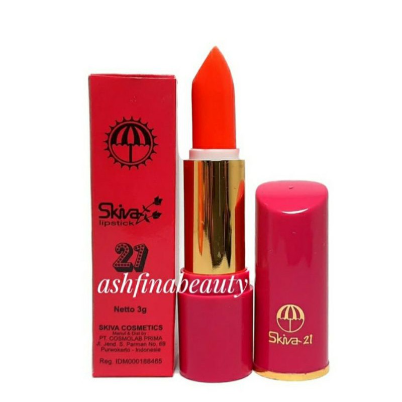 LIPSTICK SKIVA 21 SERI 500 BPOM LUSINAN (12 PCS ) Lazada Indonesia